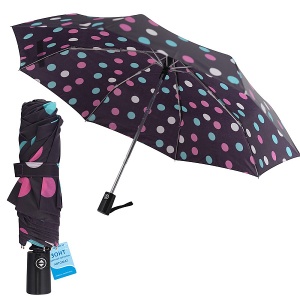 Зонт складной "Цветной горошек" (автомат). D98 см.