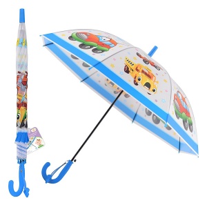 Зонт детский "Любимые машинки" (полуавтомат) D80см