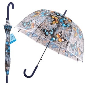 Зонт "Бал бабочек" (полуавтомат) D80см